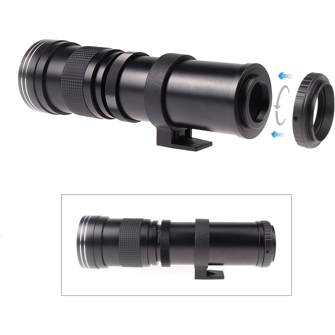 Lente Telezoom E-mount 420-800mm F/8.3-16 Hersmay Per Sony - Dettaglio