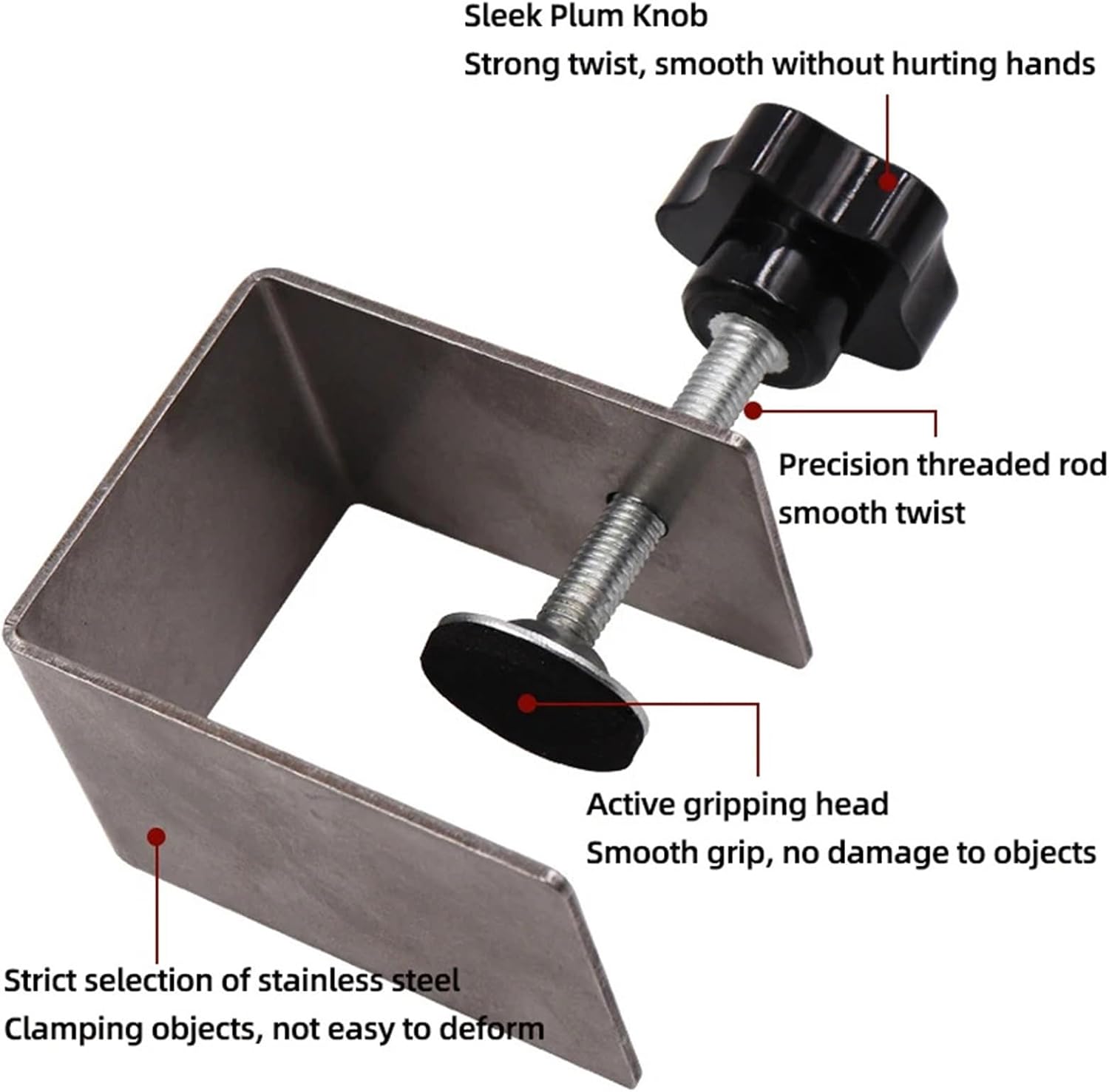 SBTRKT Stainless Steel Drawer Front Installation Clamps Woodworking Jig Cabinet Tool Fixing Clip Adjustable Drawer Panel Clip Tool 2PCS (Size : Large - 2PCS)