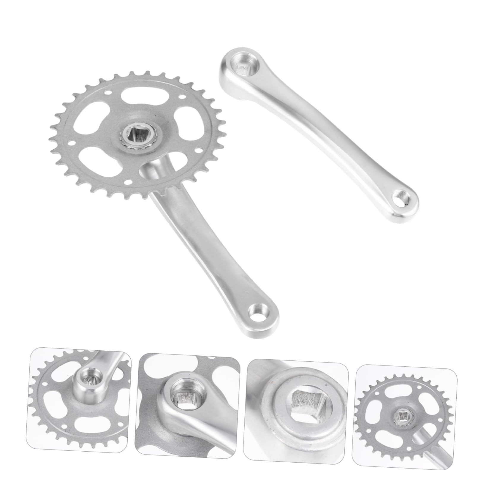 Toyvian 1Juego Conjunto de Accesorios para Bicicleta de Bielas de Compatible con Bicicletas de Individual Instalación y Durabilidad