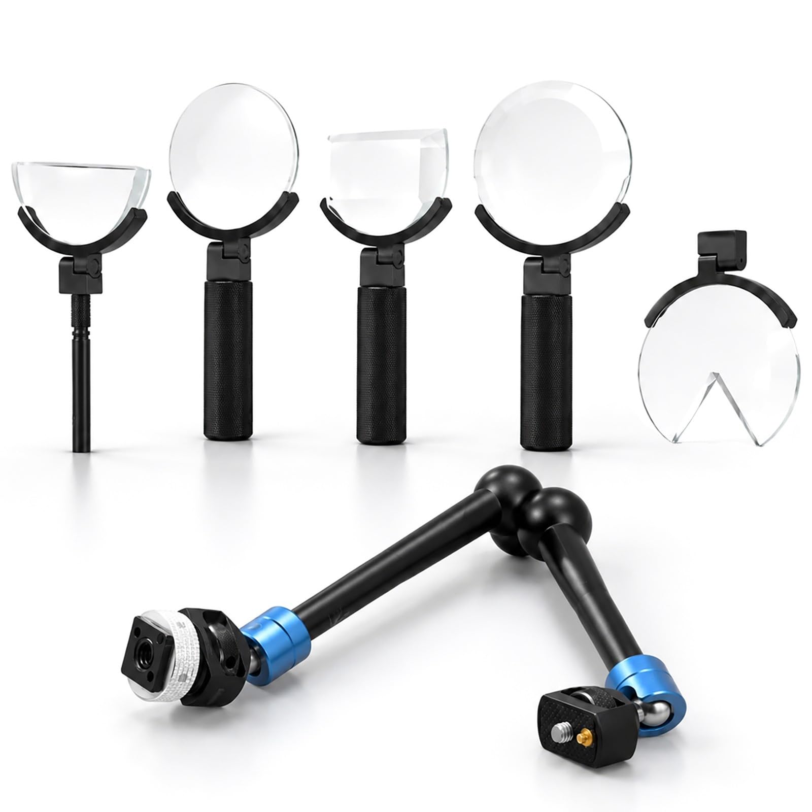 Kit di filtri prismatici portatili da 90 mm, 5 effetti prismatici creativi