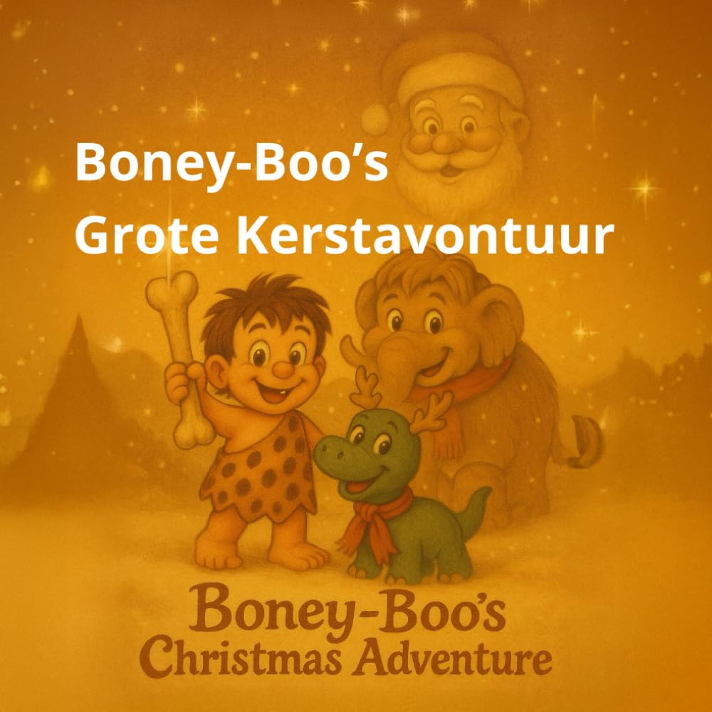 Boney-Boo’s Grote Kerstavontuur: Boney-Boo en de kleine dinosaurus Rudy op hun allereerste cadeautocht (Boney-Boo (Nederlandse Editie))