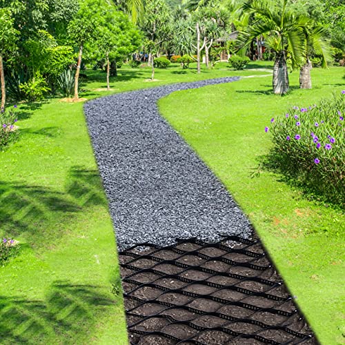 Rejilla estabilizadora de grava para jardín, rejilla de pavimento permeable para calzadas, pasarelas, estacionamiento, 5 m/6 m