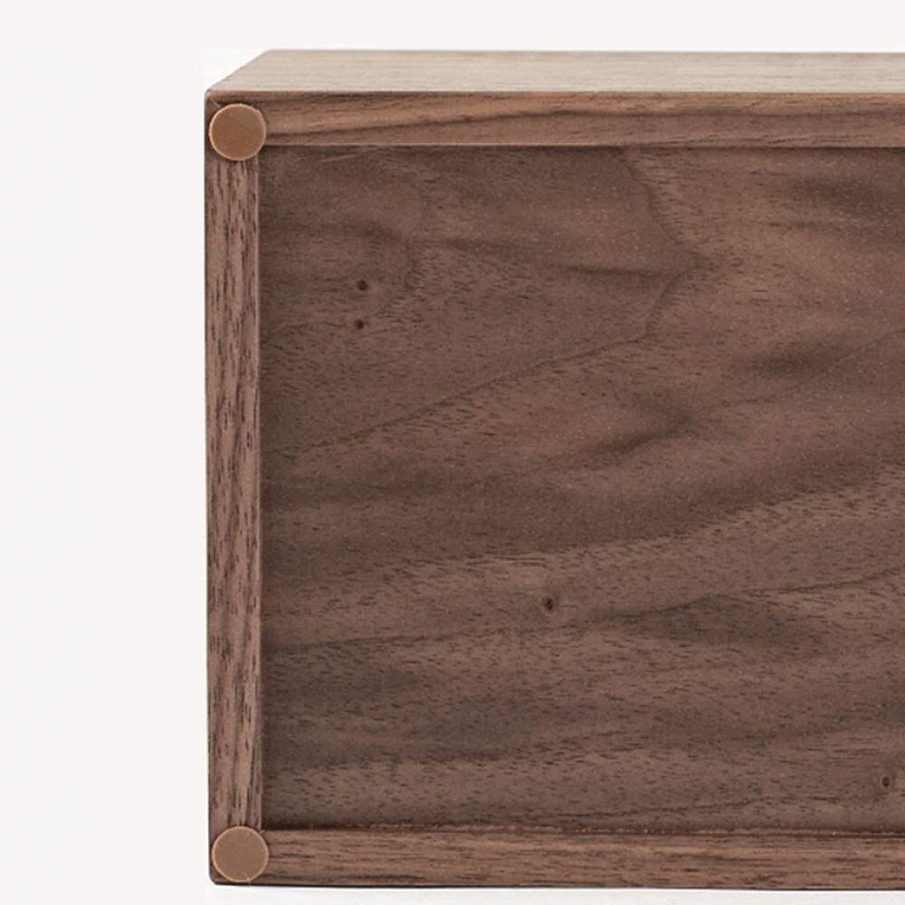Porta pañuelos de cerámica, dispensador de pañuelos faciales, Porta Mantel Rectangular de Madera de Nogal, Porta pañuelos, Porta servilletas, Caja de Almacenamiento de servilletas