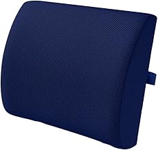 مخدة ظهر بينجوين لمقعد السيارة - من رغوة الذاكرة - أزرق وأزرق