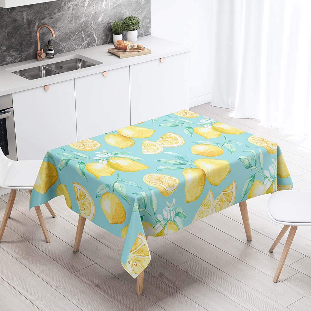 Tovaglia Rettangolare Antimacchia, DOTBUY Impermeabile Tovaglie Antivegetativa Antipolvere Interno ed Esterno Copritavolo Decorativa Matrimonio Alberghi Cucina (Foglia di Tartaruga,140x160cm