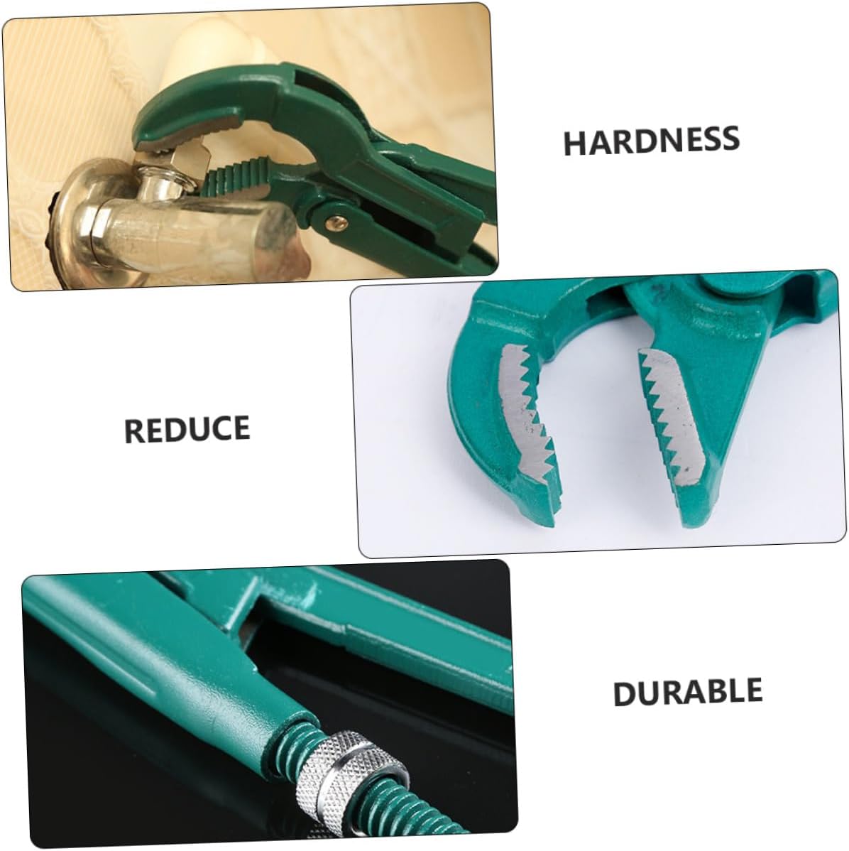 Toddmomy Water Pump Pliers with Handle Non-slip Grip Tension-loaded Joint for Home Plumbing Repair Multifunctional Pipe Wrench Tool