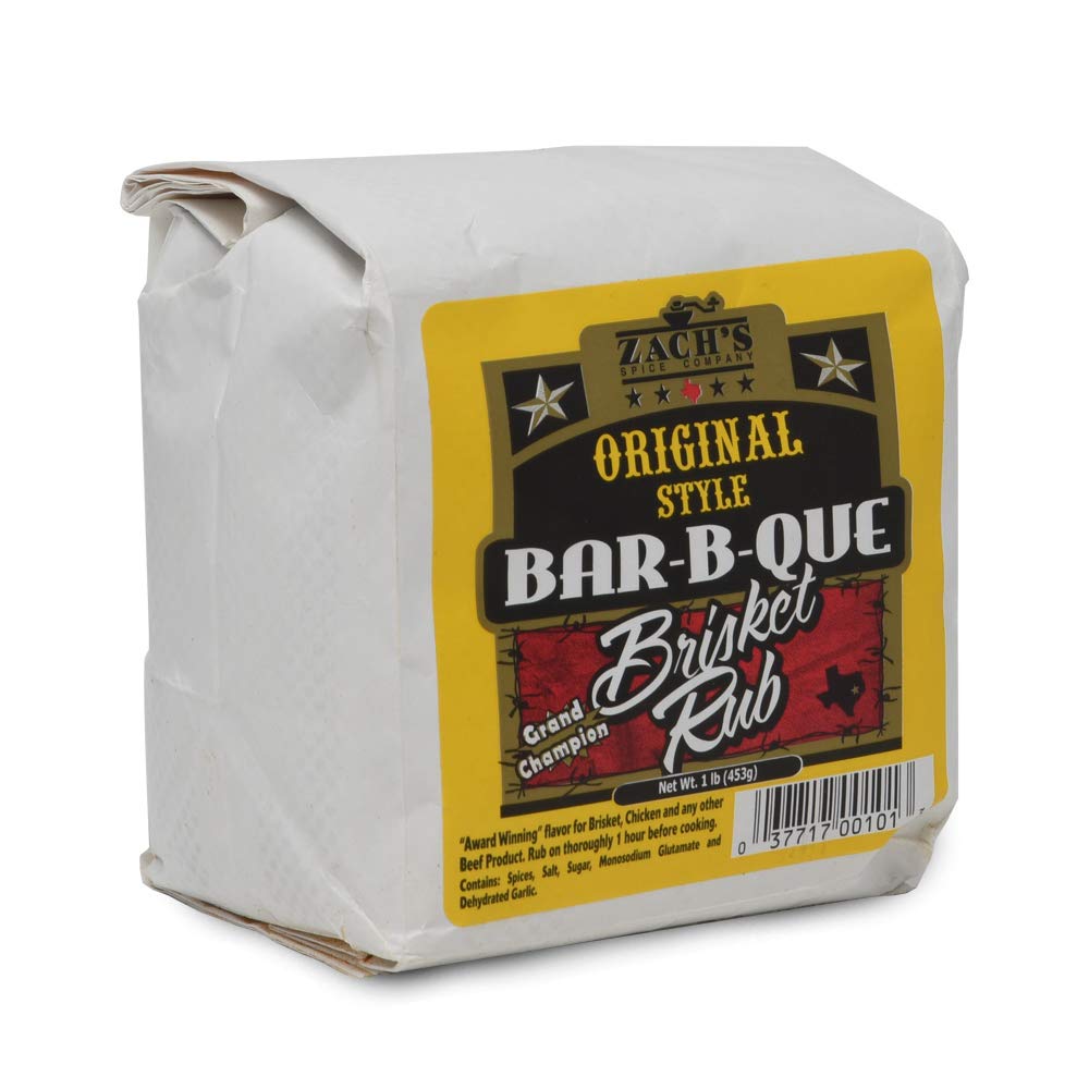 Buy Zach's Original Style BarBQue Brisket Rub Championship Cookoff