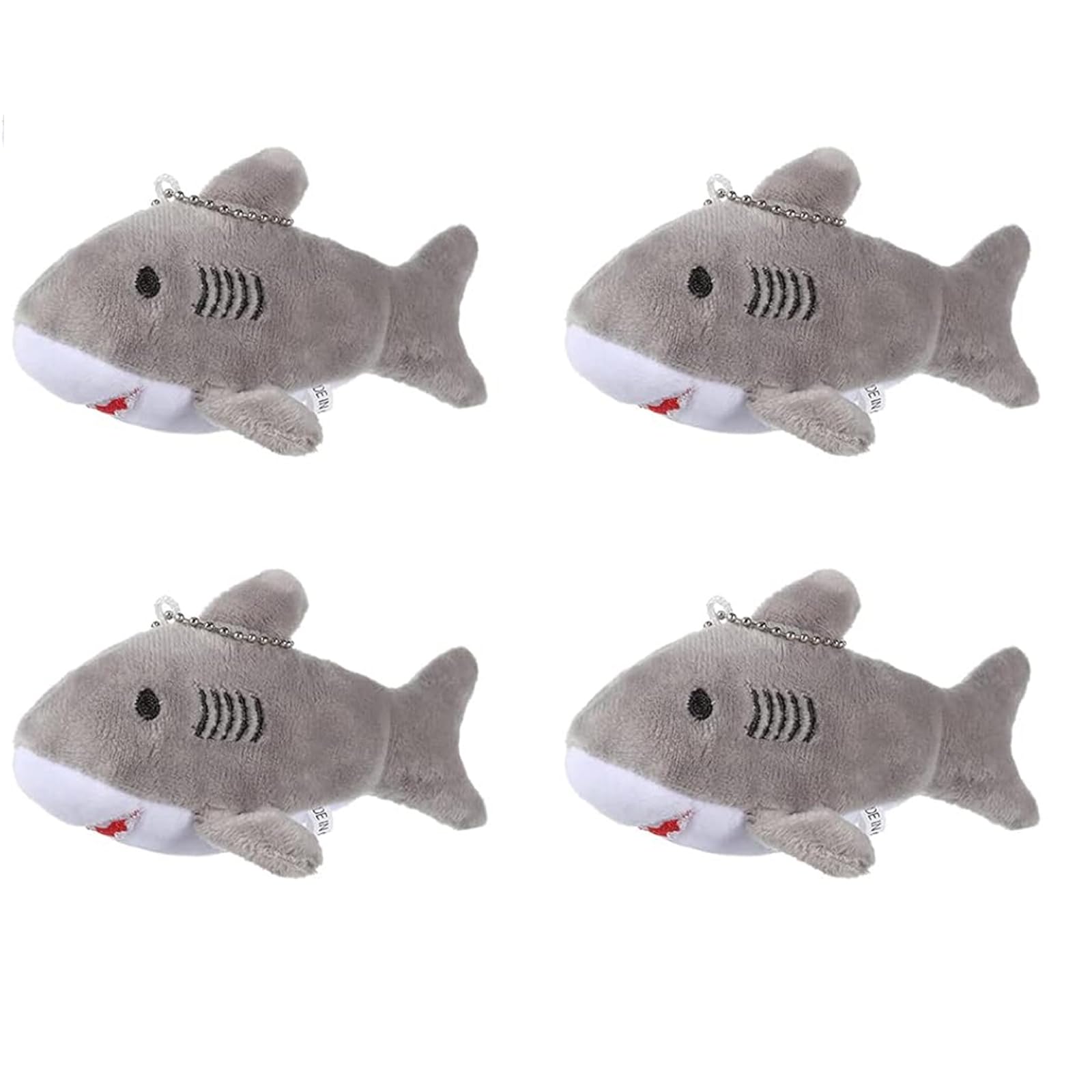 – Mini Stuffed Animal Soft Shark Plush Toys, Shark Bulk Party Favors, 4 Pieces Plush Stuffed Ocean Animals, Mini Soft Stuffed Sea Animals Bulk Sea Creatures Toys for Kids