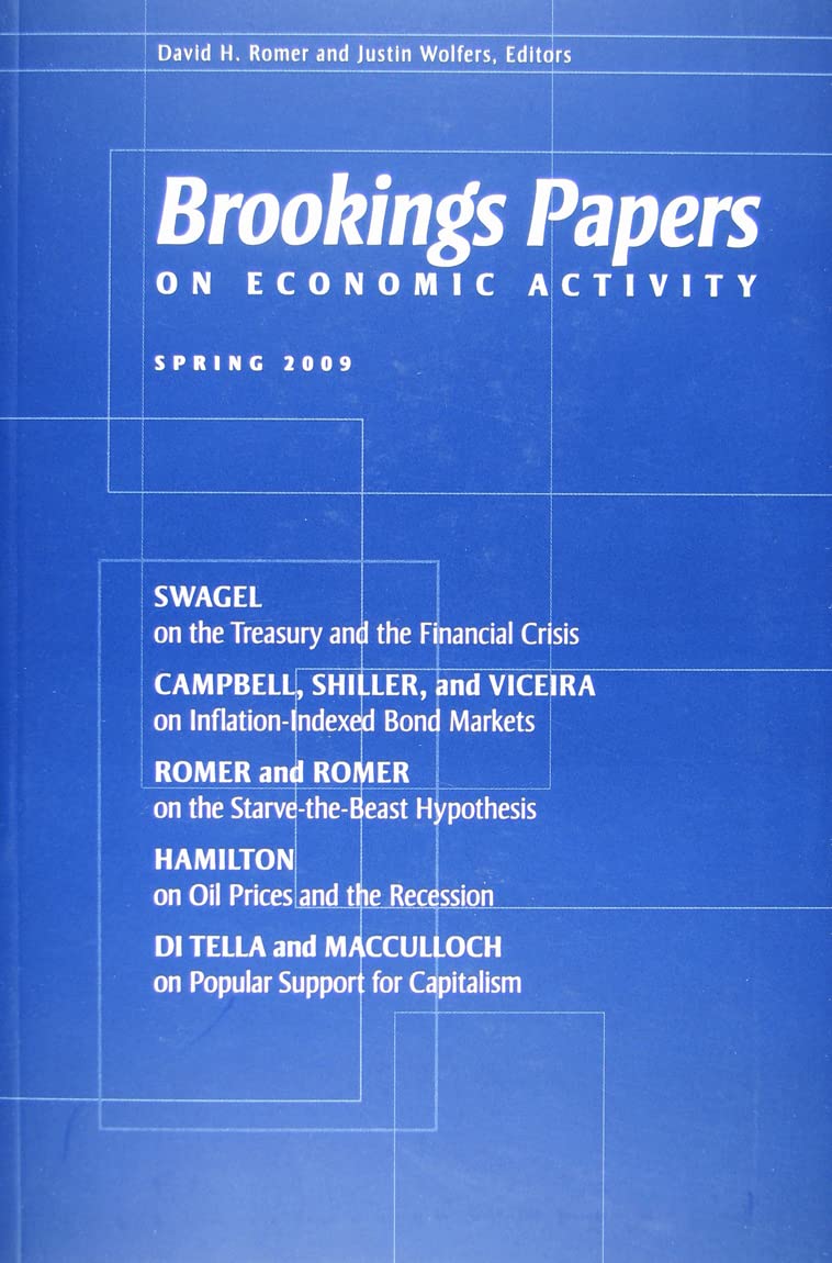 Buy Brookings Papers on Economic Activity: Spring 2009 — BookShops.in