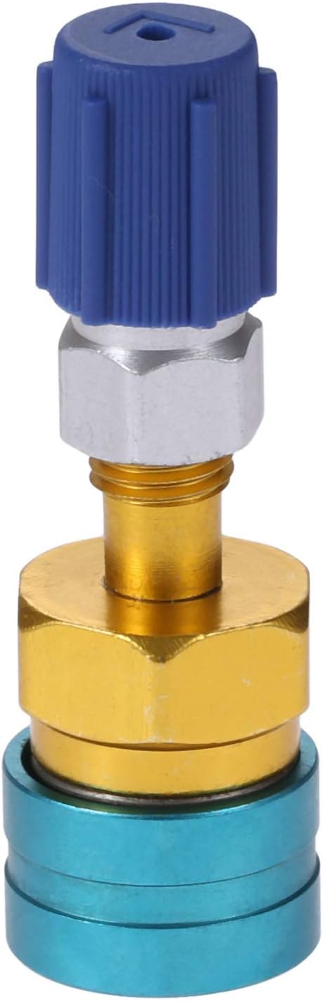 Aupoko R1234YF to R134A Low Side Quick Coupler, R1234YF Low Side Quick Coupler, R12 to R134A Hose Adapter Fitting Connector for Car Air-Conditioning AC