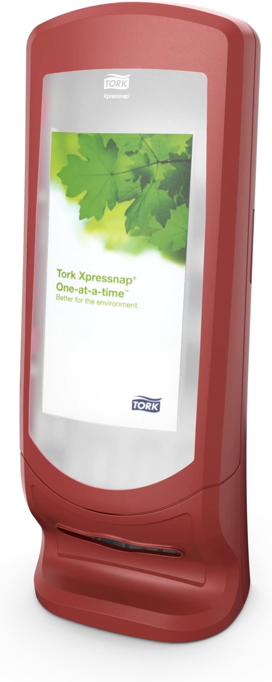 Tork272212 Xpressnap Wall/Stand Napkin Dispenser N4 / Paper Dispenser Suitable for N4 Interfold Napkin Refills/Signature Design/Red