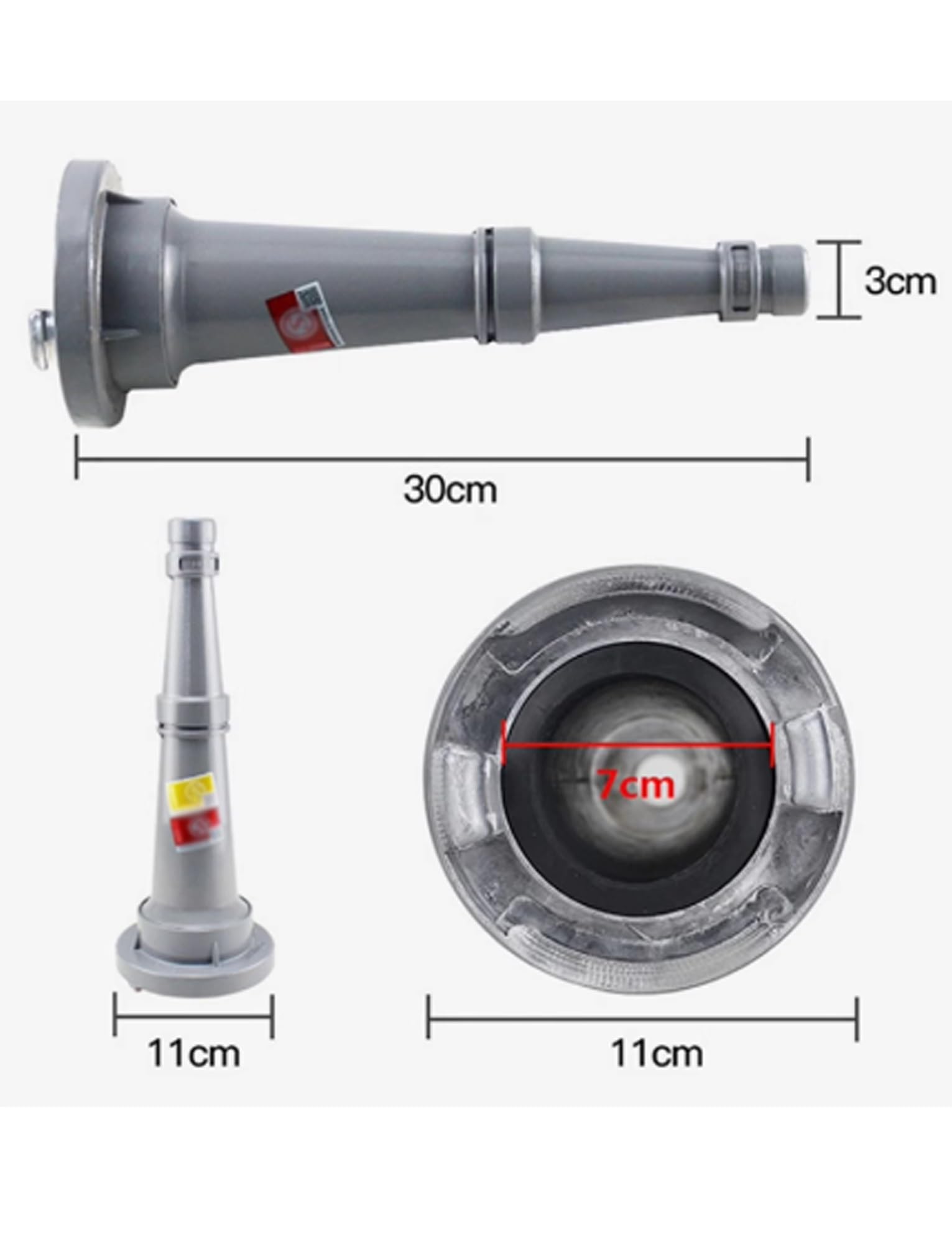Coloque la manguera plana for estanques de descarga de agua, manguera contra incendios for retrolavado de piscinas de 2-2,5 pulgadas, 20-25 m for descarga e riego (66 pies, 2 pulgadas)(66ft,2in)