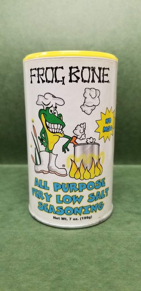 Frog Bone All Purpose Very Low Salt Seasoning 7 oz - 2 Pack