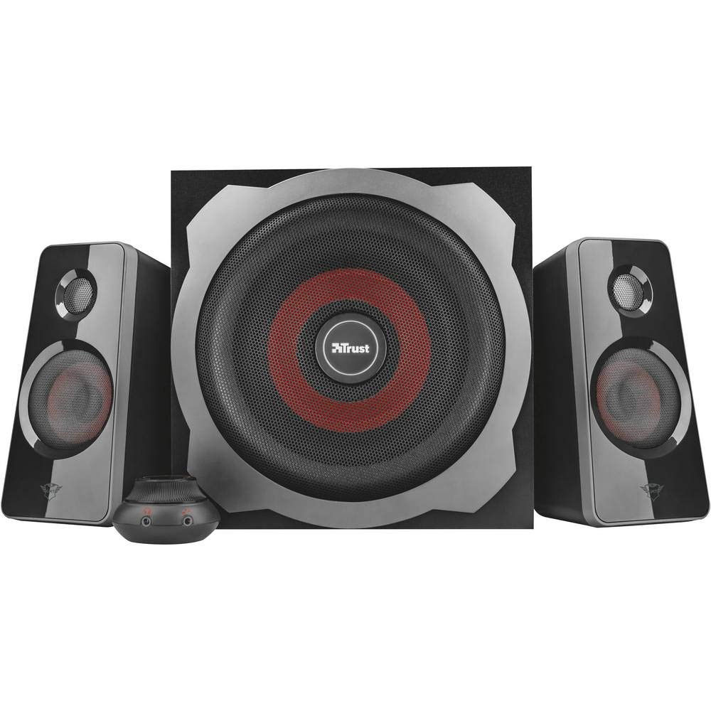Trust Altavoces PC GXT 38 2.1 Negro Rojo/Negro 60 W