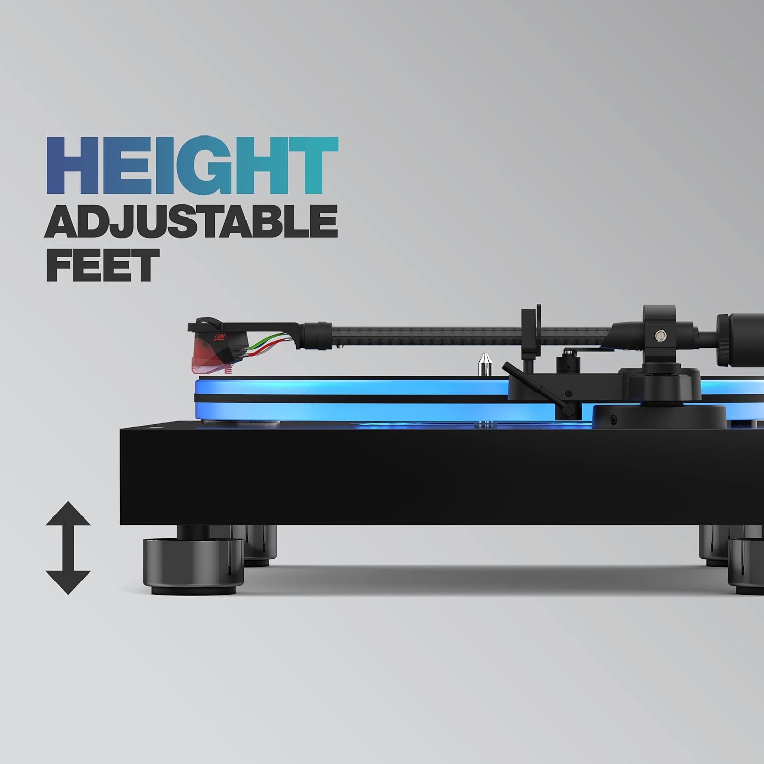 Carbon Tonearm with Ortofon 2M Red Cartridge