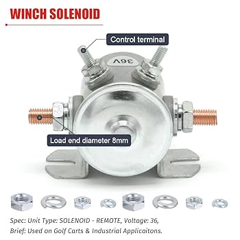 Amazon.com: 36 Volt Continuous Duty Solenoid Relay 4