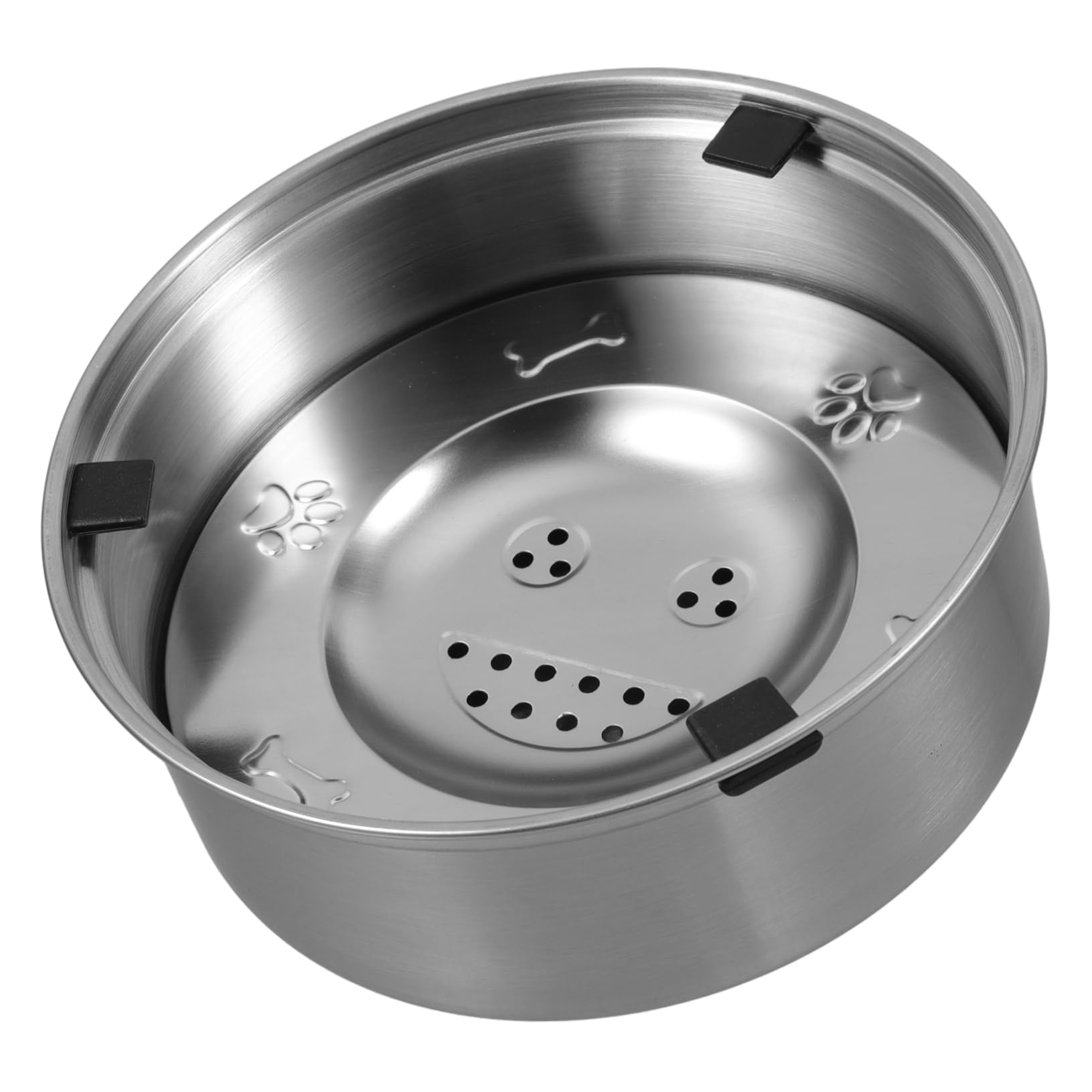 BESPORTBLE 5St Wassernapf für Hunde rostfrei edelstahlnapf Hunde Trinknapf wassernapf fur trinknapf napf großer wassernapf Auslaufsicherer Katzennapf näpfe