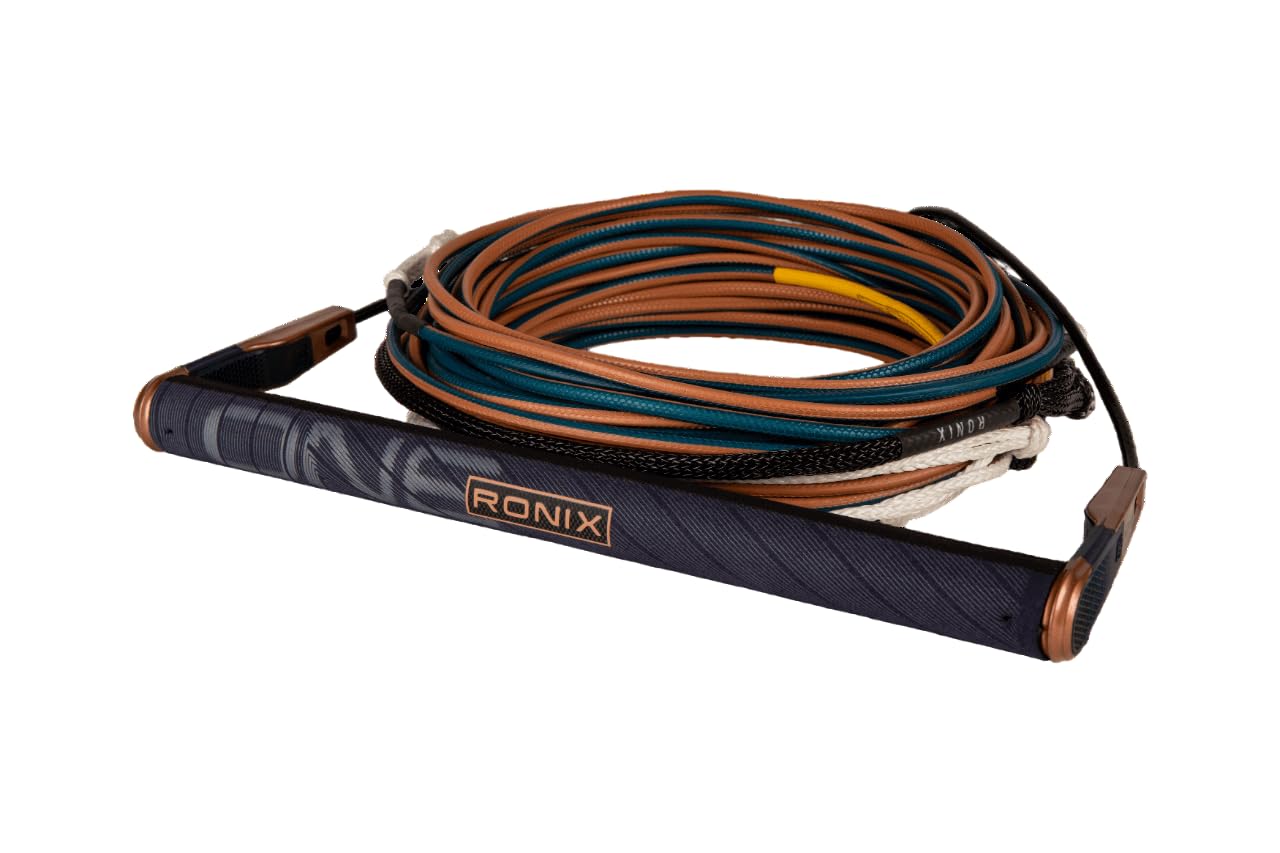 Ronix One Combo - Hide Grip 1.25 in. Dia. w/80ft. R8 Rope - Blue/Copper