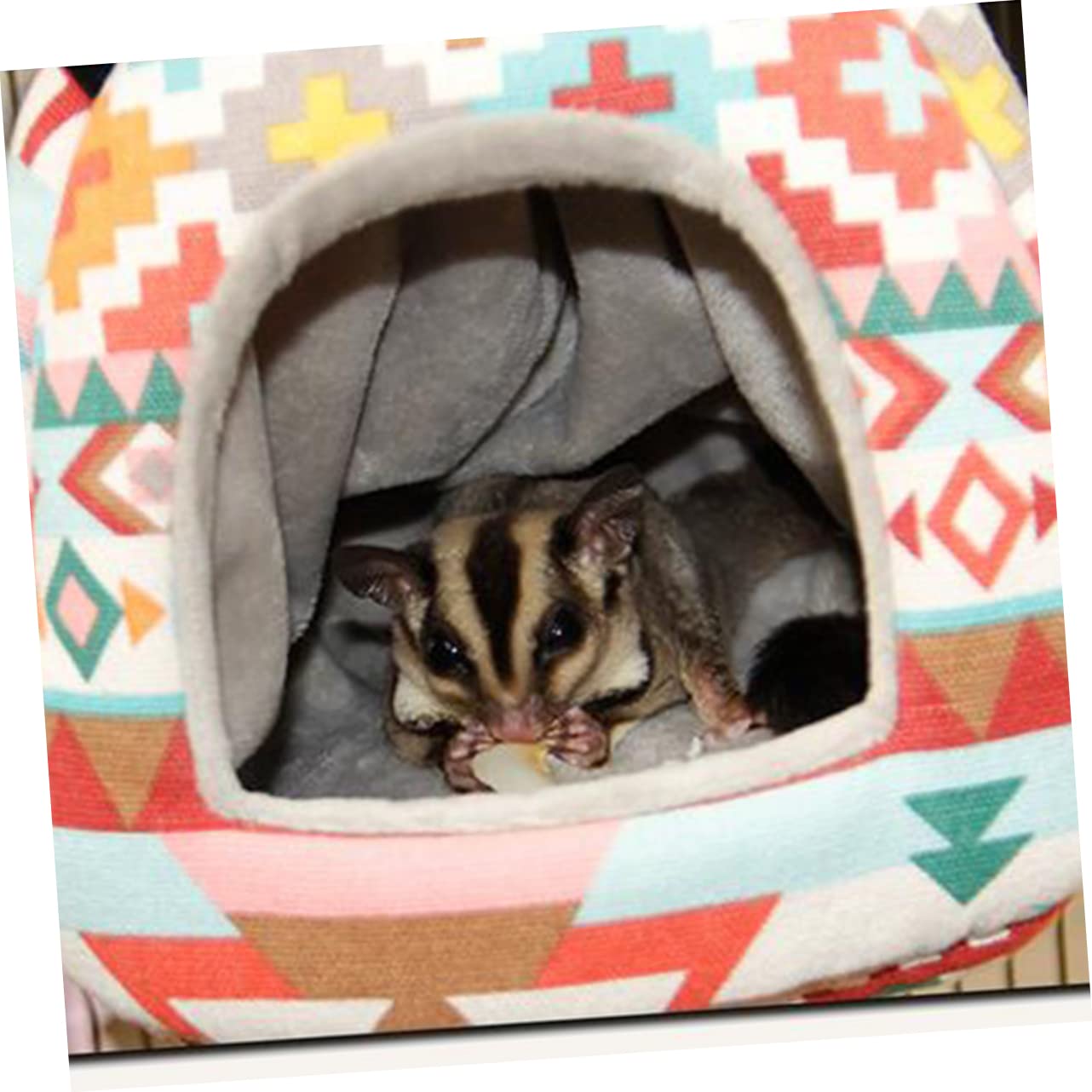 Yardwe 3stücke Guinea Pig Hamster Hausbett Hängematte Für Winter Warmes Nest Für Eichhörnchen Igel Und Chinchilla Große Gemütliche Hängematte Für Kleintiere Leicht Zu