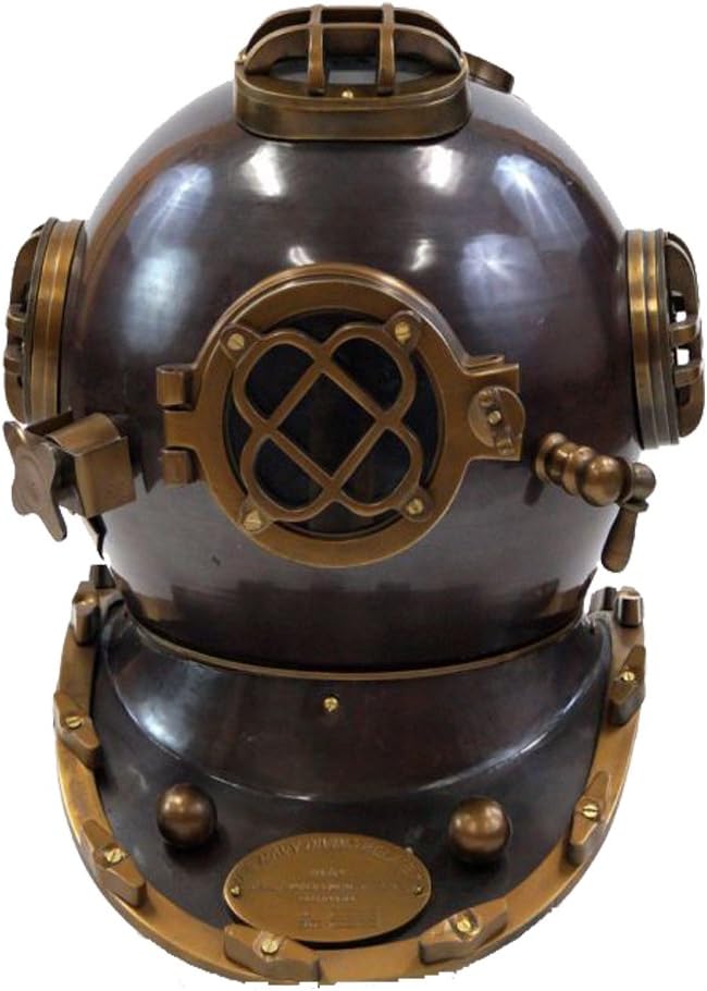 Aluminum Mark V US Navy Deep Sea Divers Diving Helmet