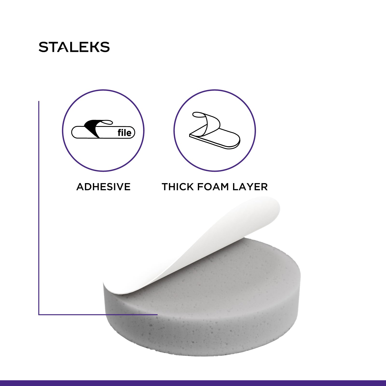 Staleks Pro 25 x Disposable Pododisc STALEKS PRO Pedicure Disc Files - Medium (20mm) - PDFB-20 3