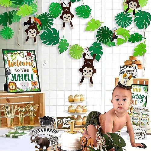 Giraffe Geburtstagsgirlande - Safari Deko Für Kindergeburtstag