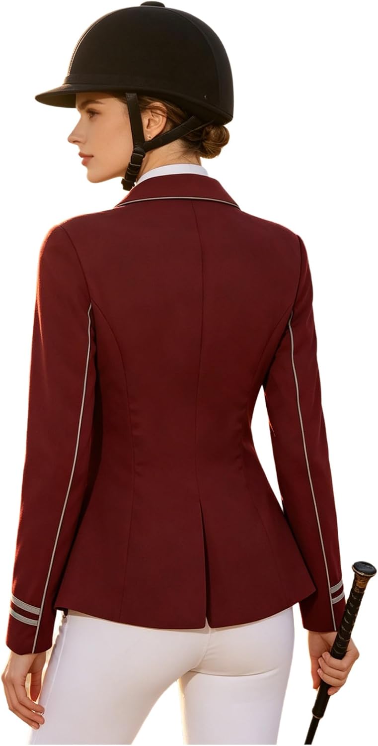 Hedmy Womens Workout Jacket Riding Outwear Horseback Riding Jacket