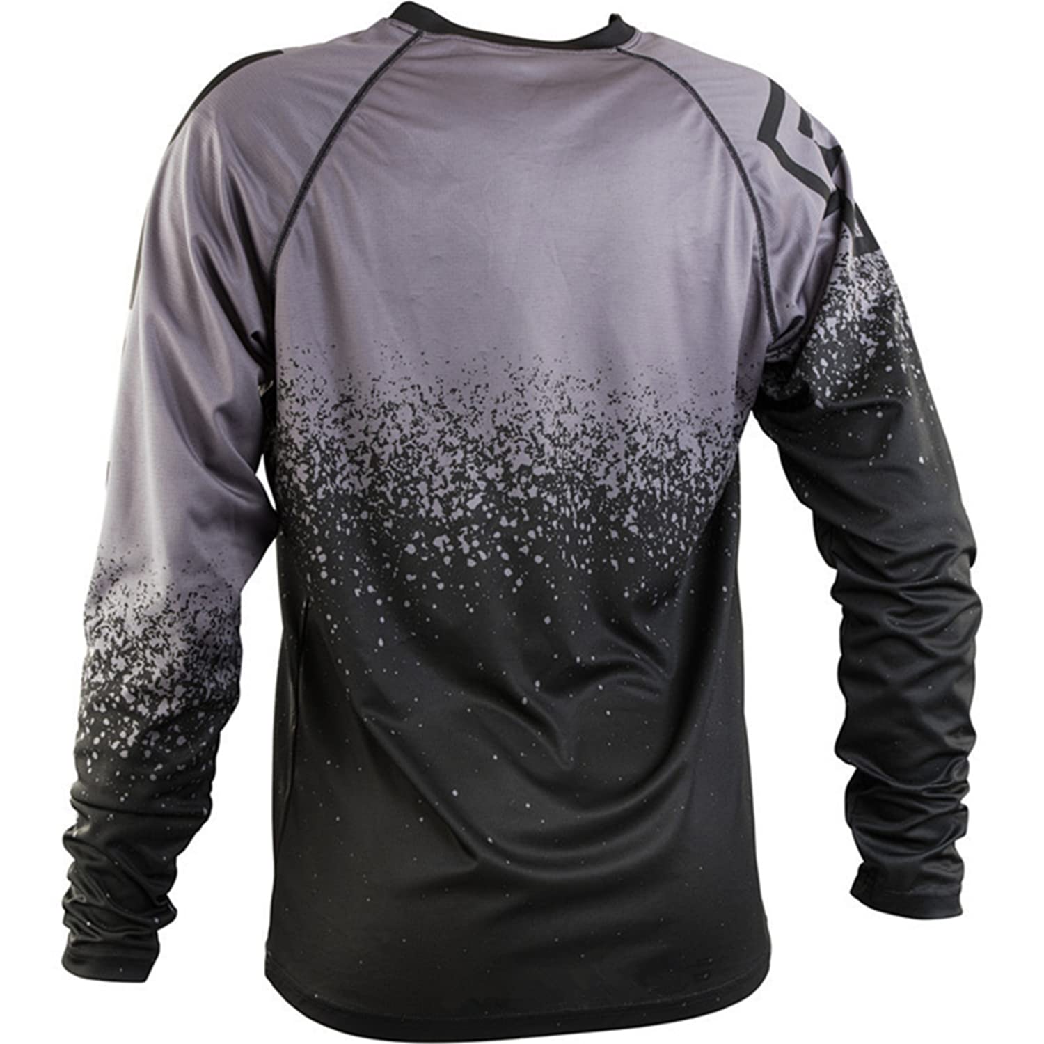 Homme Respirant Maillot Cyclisme, Manches Longues Vélo Jersey VTT Vêtements Séchage Séchage Rapide Cyclisme Tee Shirt