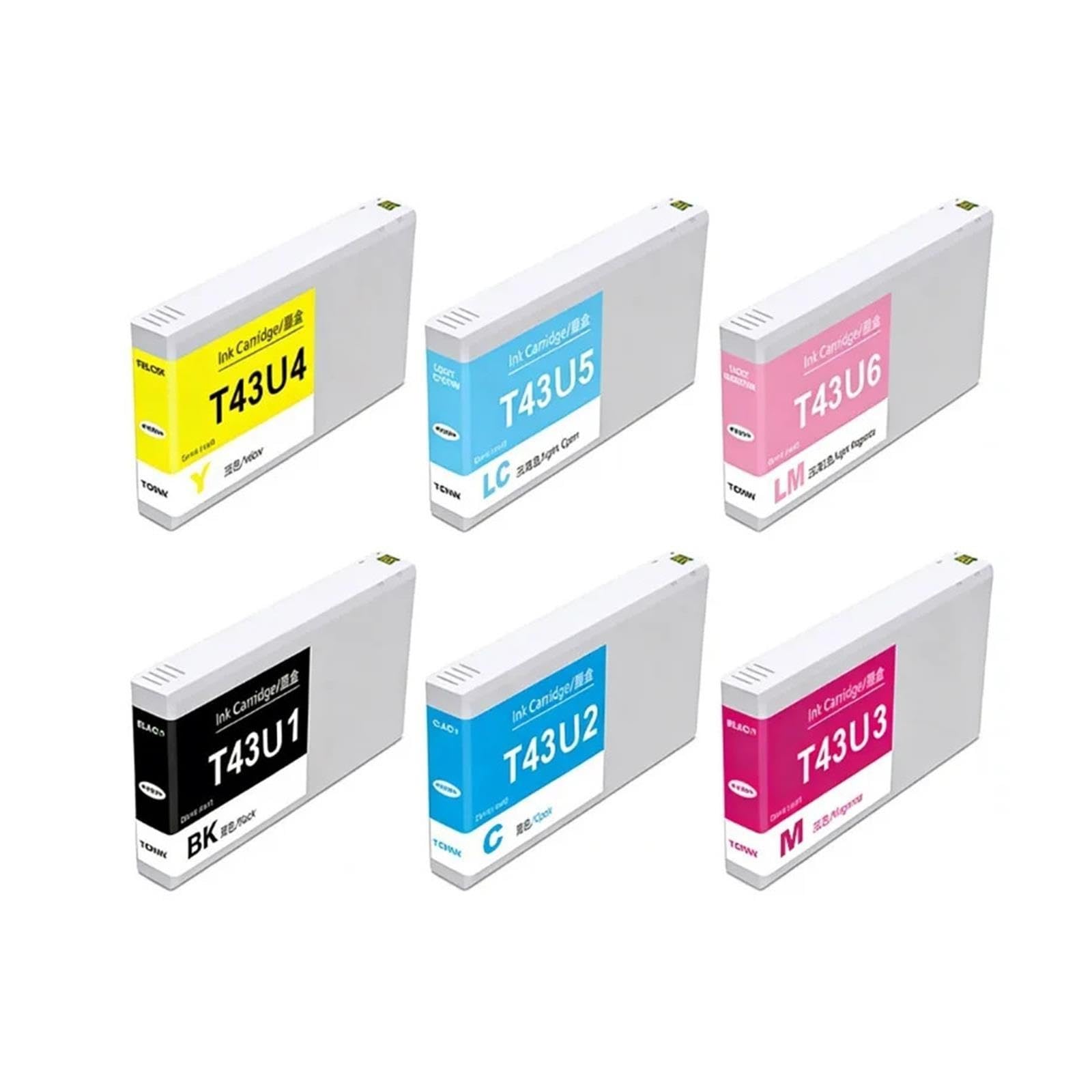 Cartucho de Tinta T43U1-T43U6 Compatible con Epson SL-D800 D880