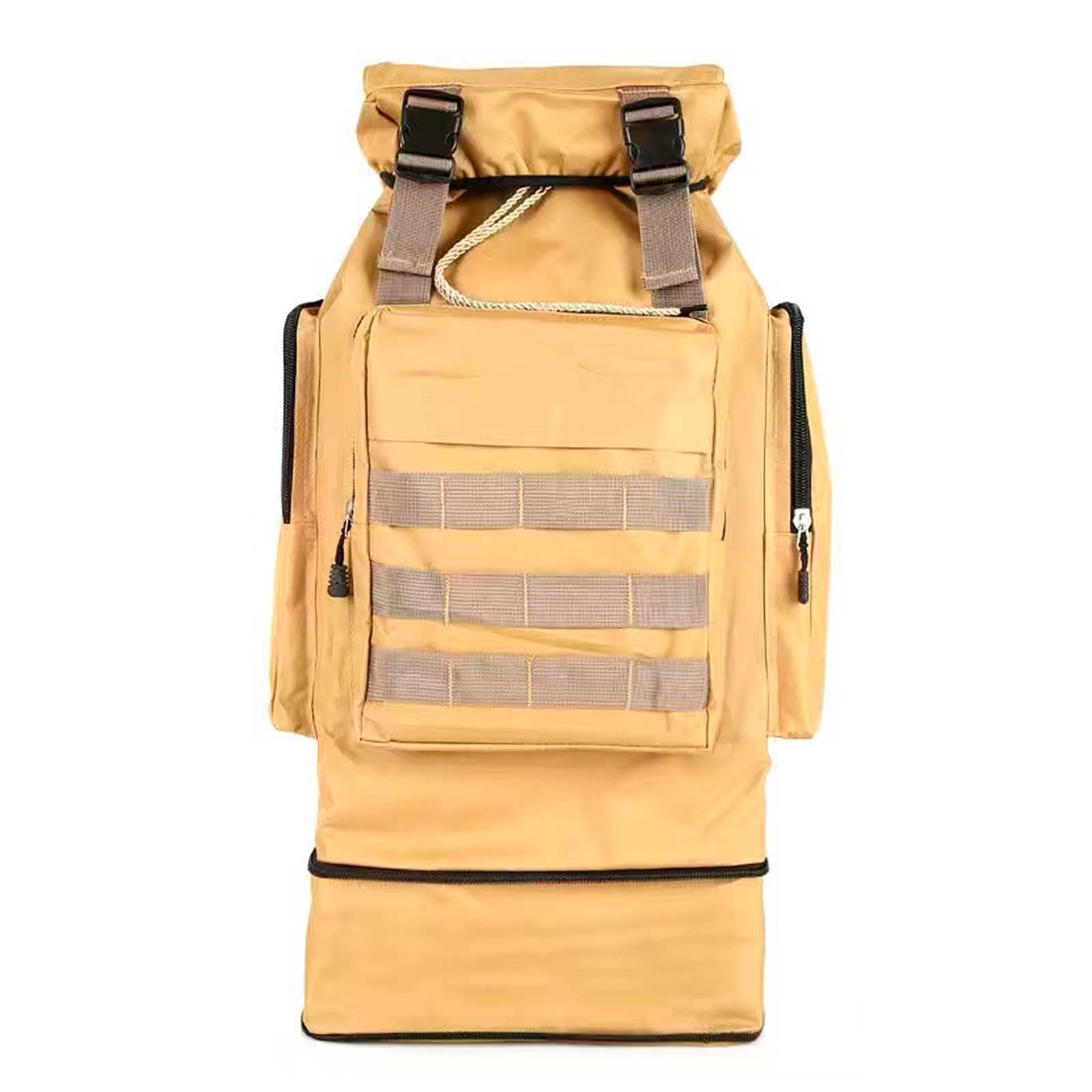 Mountaineering Backpack 80L Camping Hiking Backpack Men,Extra Large Survival Hunting Backpack,Waterproof Big Tactical Rucksack,Oversized Outdoor Sport Travel Daypack For Climbing