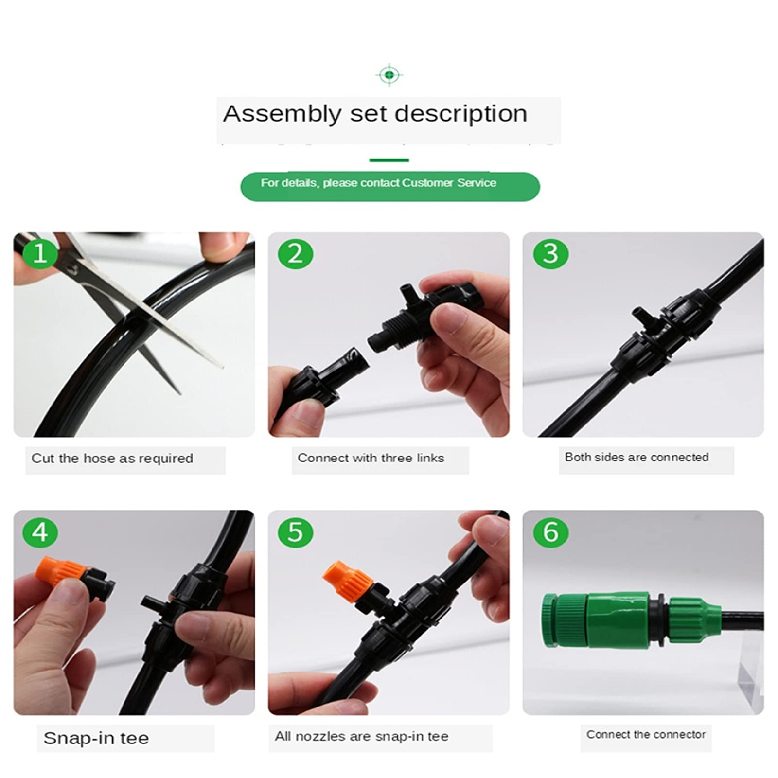Kit di irrigazione Automatica da Giardino Sistema di irrigazione a Goccia per irrigazione Regolatore di irrigazione per irrigazione,