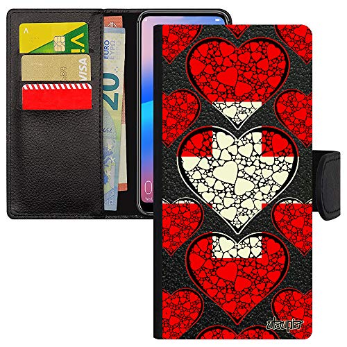 Coque Xiaomi Redmi Note 9s avec portefeuille en simili cuir et motif drapeau suisse
