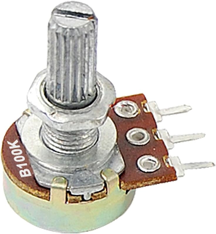 uxcell 100K ohm 1/2W B100K Linear Taper Rotary Potentiometer Pots