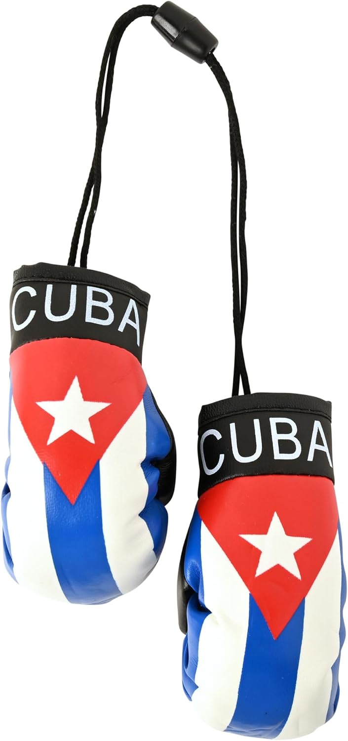 SandT Collection Country Flag Mini Boxing Gloves - Hanging Punching Gloves