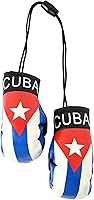 Vista 6 de SandT Collection Guantes de boxeo pequeños con bandera del país - Guantes de boxeo para colgar