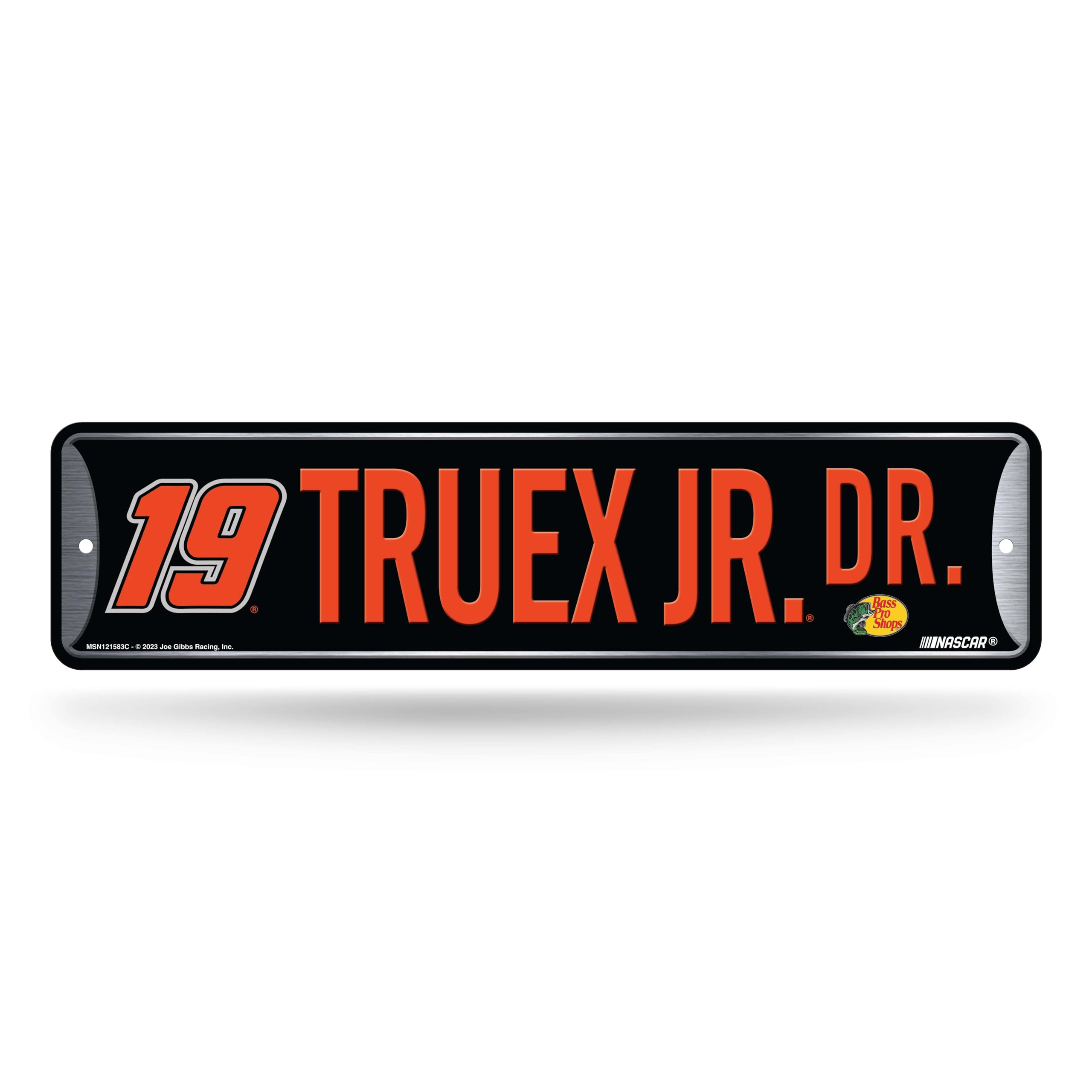 Rico IndustriesNASCAR Racing Martin Truex Jr Metal Street Sign 4" x 15" Home Décor - Bedroom - Office - Man Cave