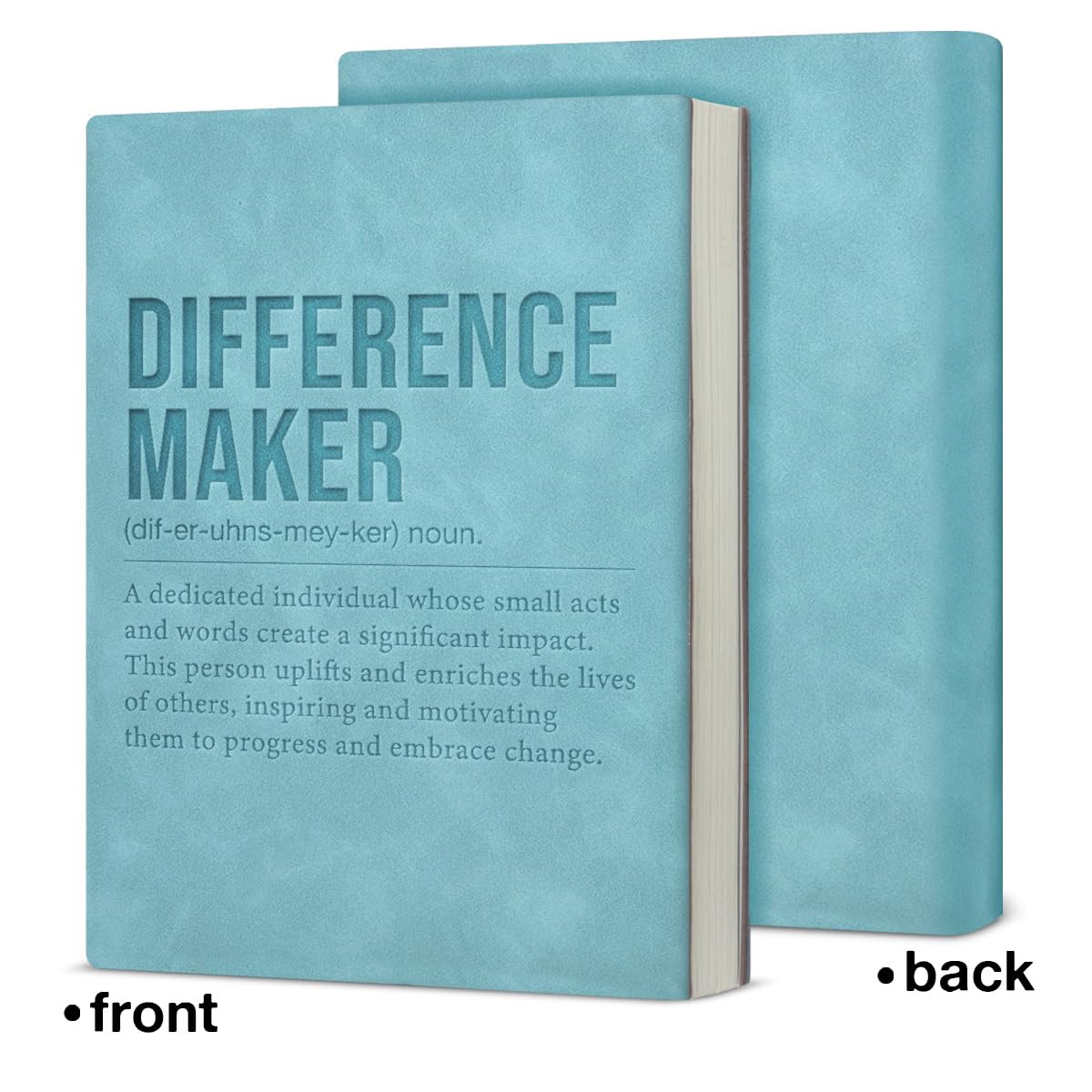 Difference Maker Gifts Difference Maker Definition Journal Notebook, quaderni ispiratori, regali di ringraziamento per colleghi, mentore, leader, capo insegnante
