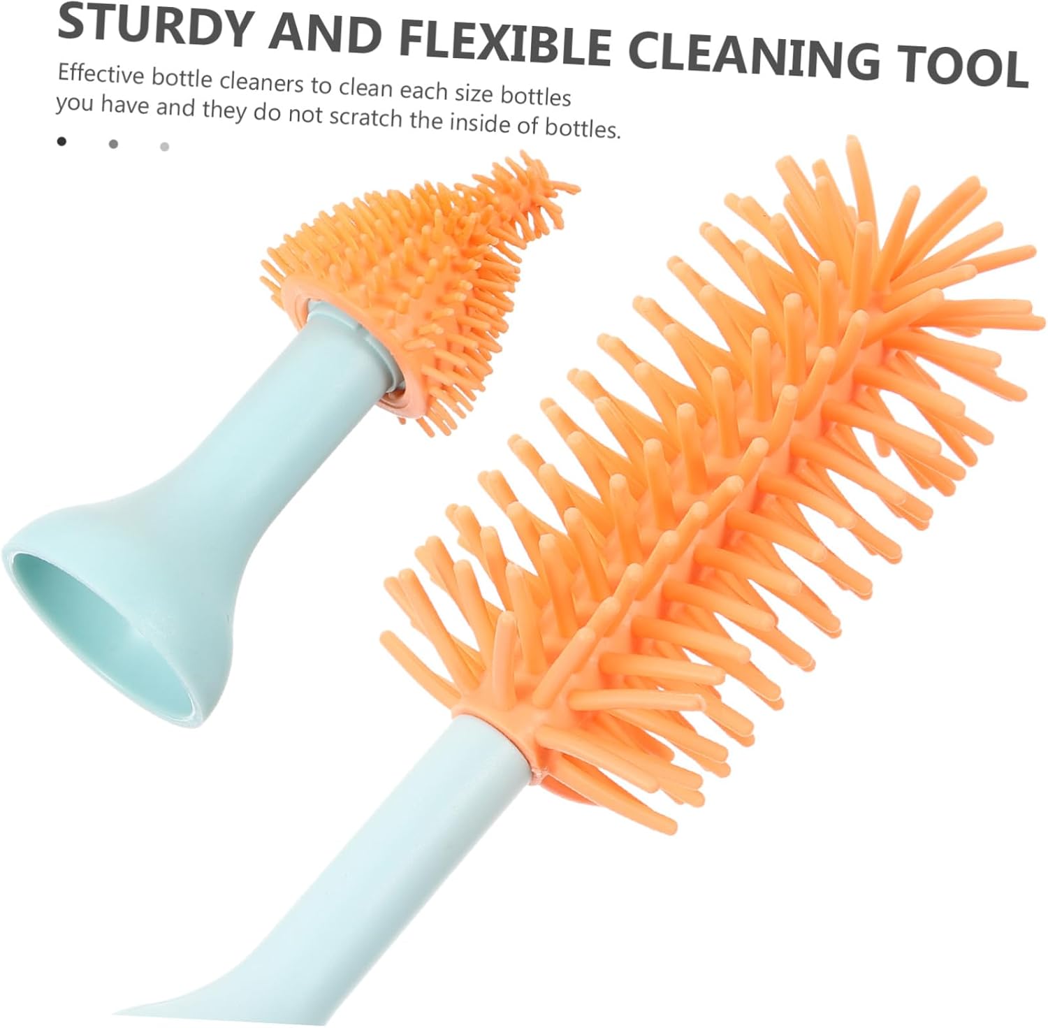 Silicone Baby Bottle Brush Set, Electric Rotatable Cleaning Tool
