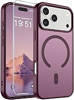 Vista 390 de SUPFINE - Funda magnética para iPhone 11, apta para MagSafe (protección contra caídas de grado militar, 10 pies), delgada, translúcida, a prueba