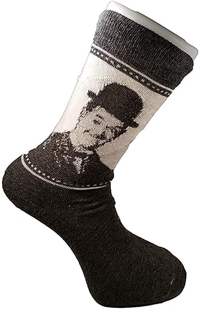 Laurel and Hardy Adult Mens Cotton Socks (US: 7-12, UK: 6-11)