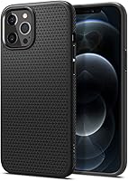 Vista 13 de Spigen Liquid Air - Funda diseñada para iPhone 13 Mini (2021), color negro mate
