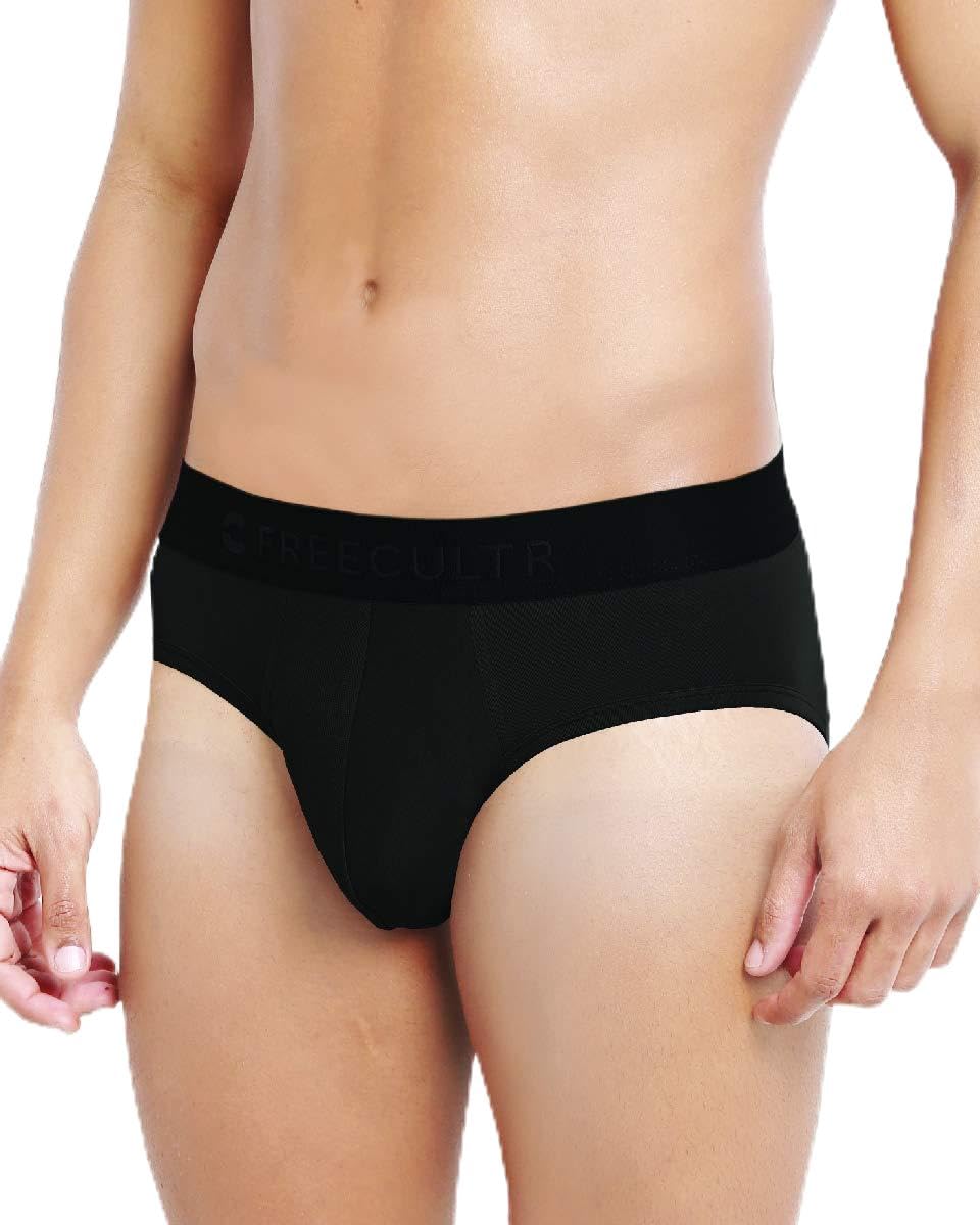 freecultr Men's Underwear Anti Bacterial Micromodal Airsoft Brief Pack of 1-picture-36
