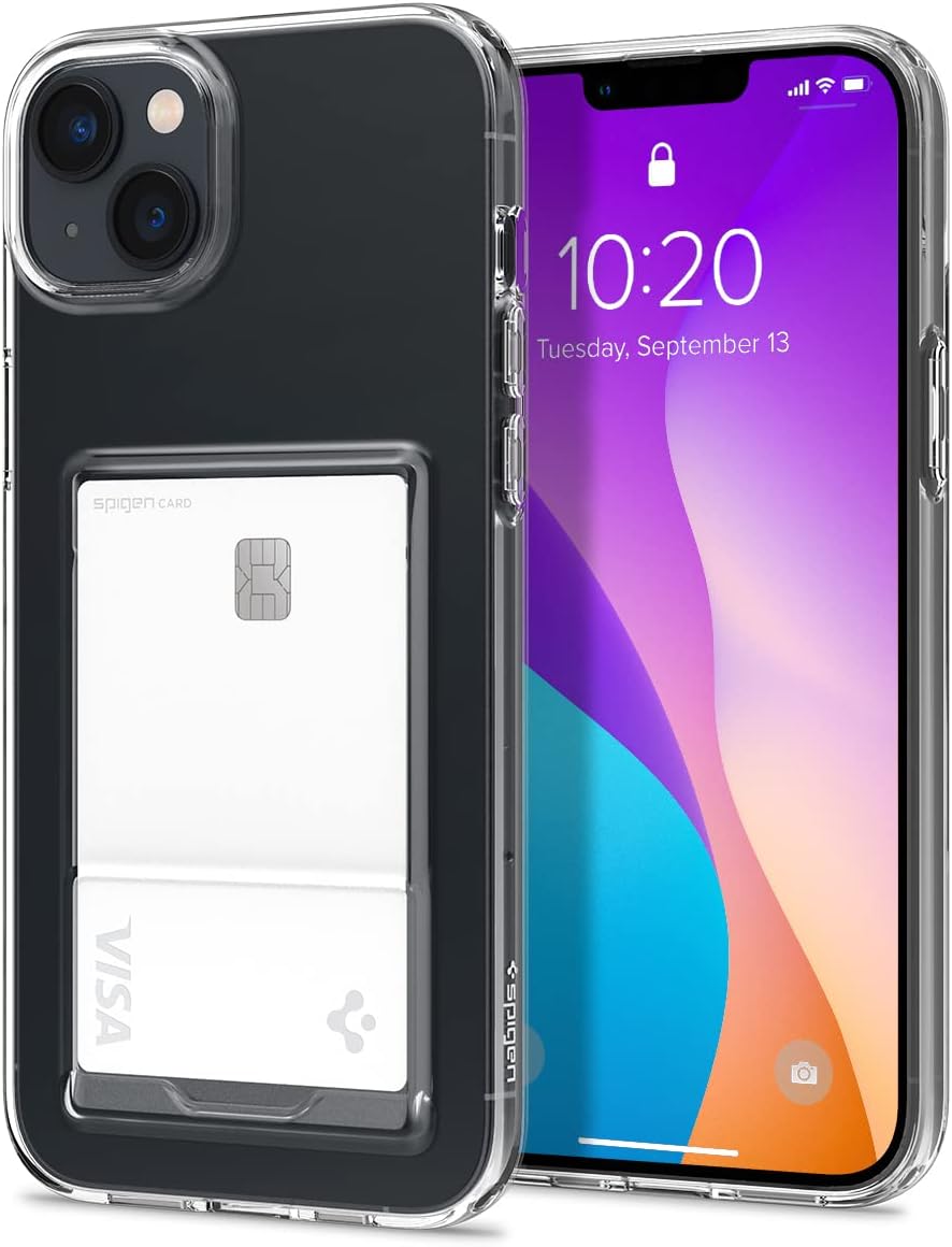 Crystal Slot Case Designed for iPhone 14 Plus (2022) - Crystal Clear
