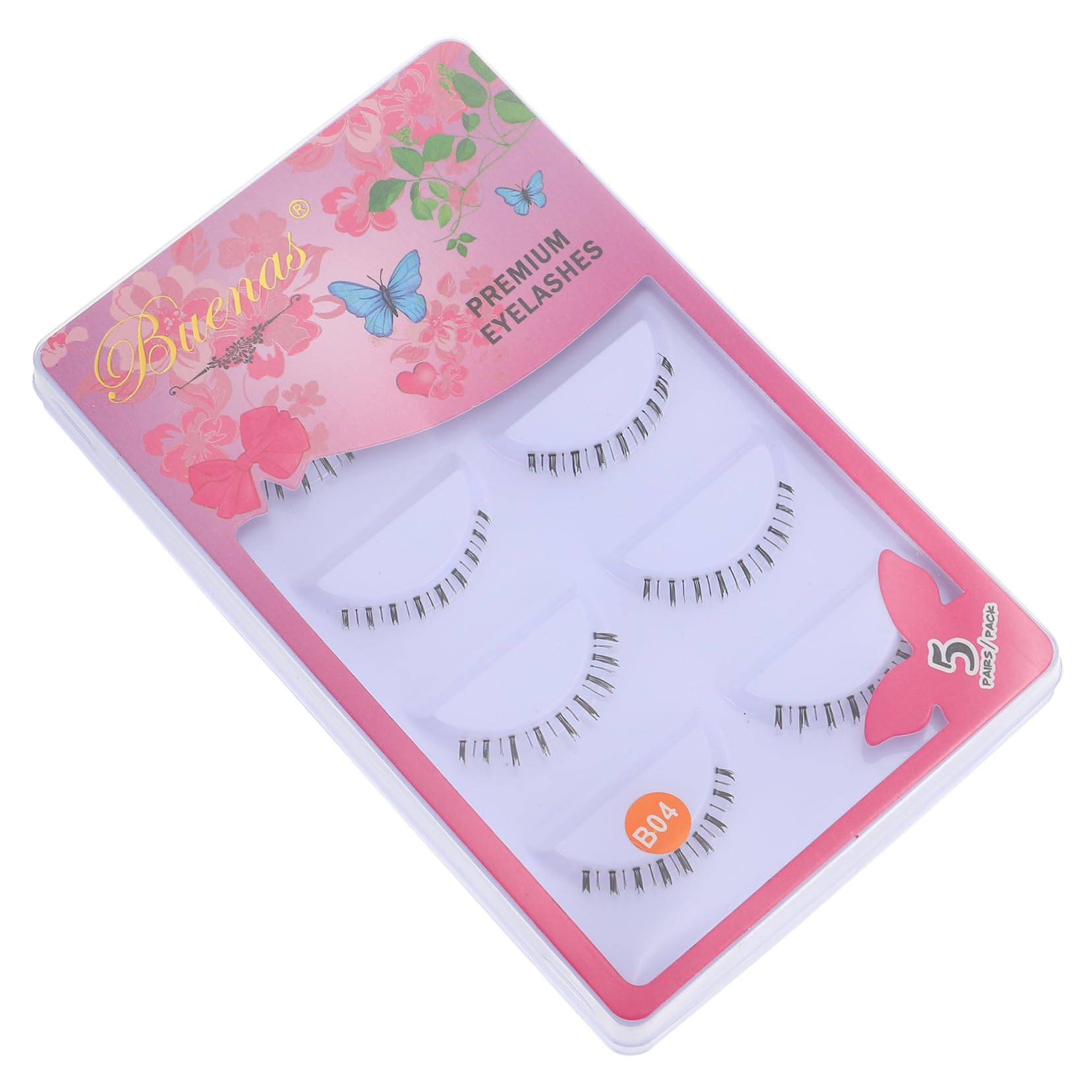 Healeved 50 Paia ciglia inferiori fake lashes false lashes ciglia extension lashes extension regalini fine compleanno ciglia naturali ciglia finte stelo trasparente minore fibra