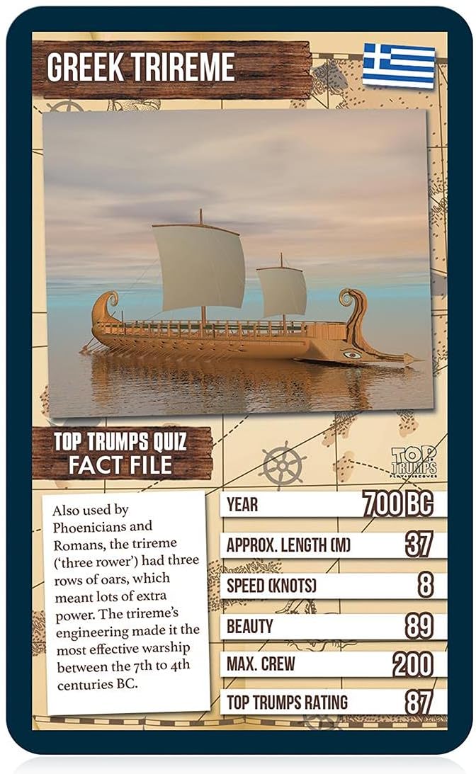 Top Trumps World Famous Ships Classic Card Game, Learn Facts About tankers, Yachts and Cruise Ships Including Allure of The Seas, Titanic and Brittania, Gifts and Toys for Boys and Girls Aged 6 Plus