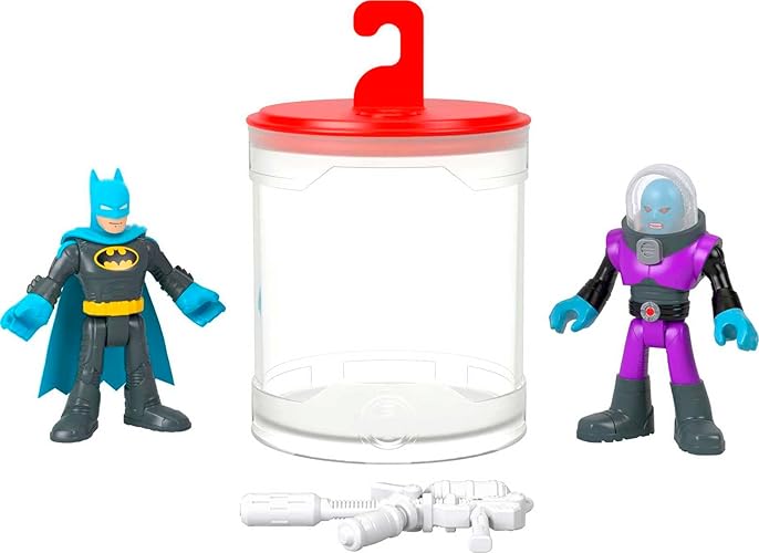 Fisher-Price Imaginext DC Super Friends Batman Toys, Color Changers 3-Piece Figure Set with Mr. Freeze for Preschool Kids Ages 3+ Years