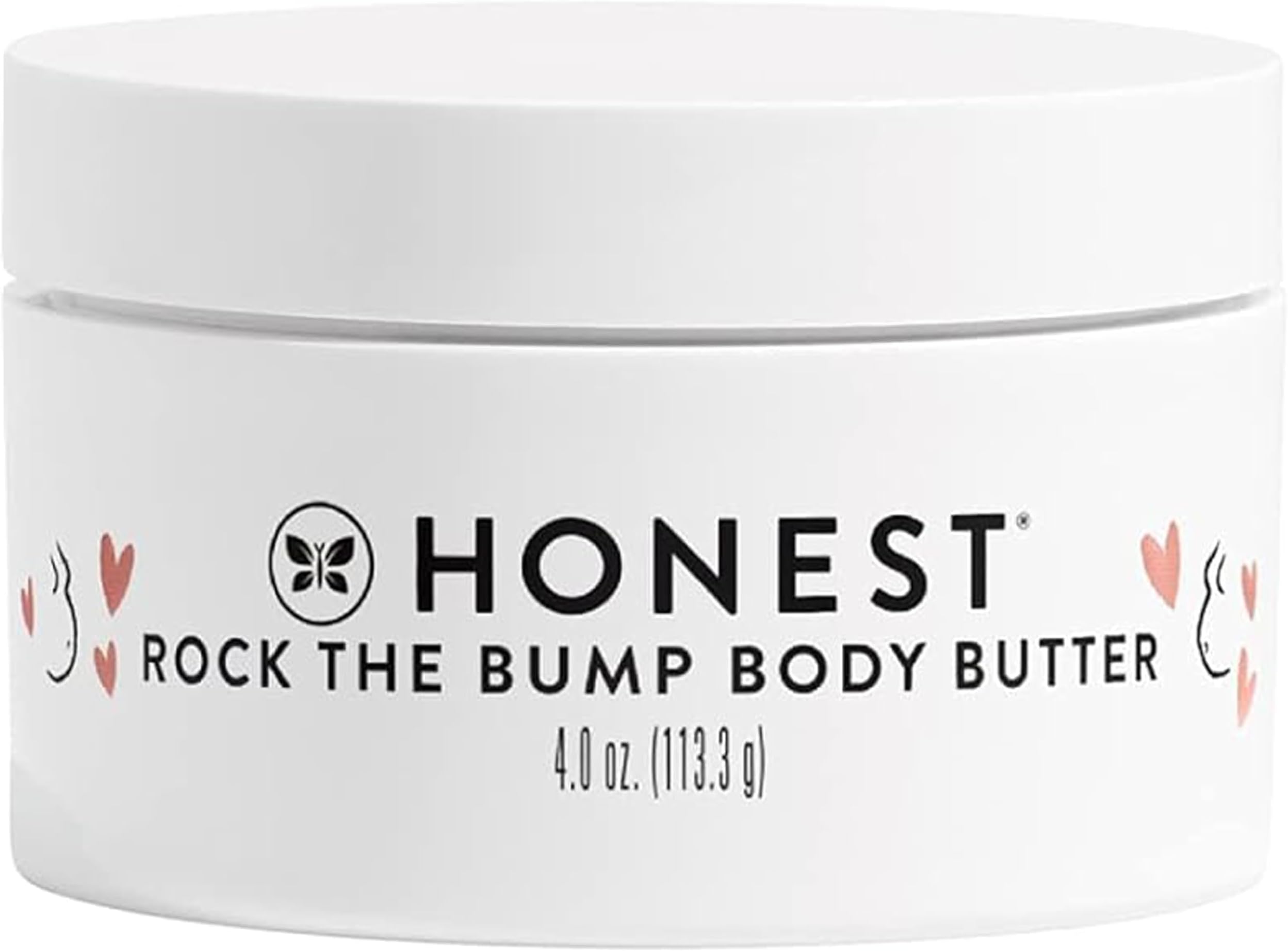 Mama Rock Bump Body Butter Moisturizing Stretch Mark Cream, Shea Avocado Oil, Vitamin E, Hypoallergenic and Dermatologist Tested, 4 oz