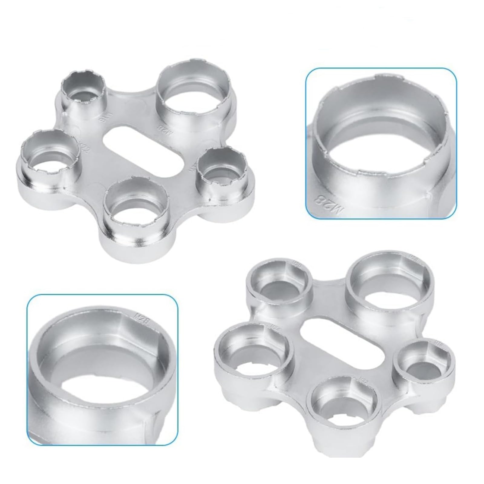 Clé pour Aérateur de Robinet Outil Mousseur en Alliage Durable pour Salle de Bain Cuisine