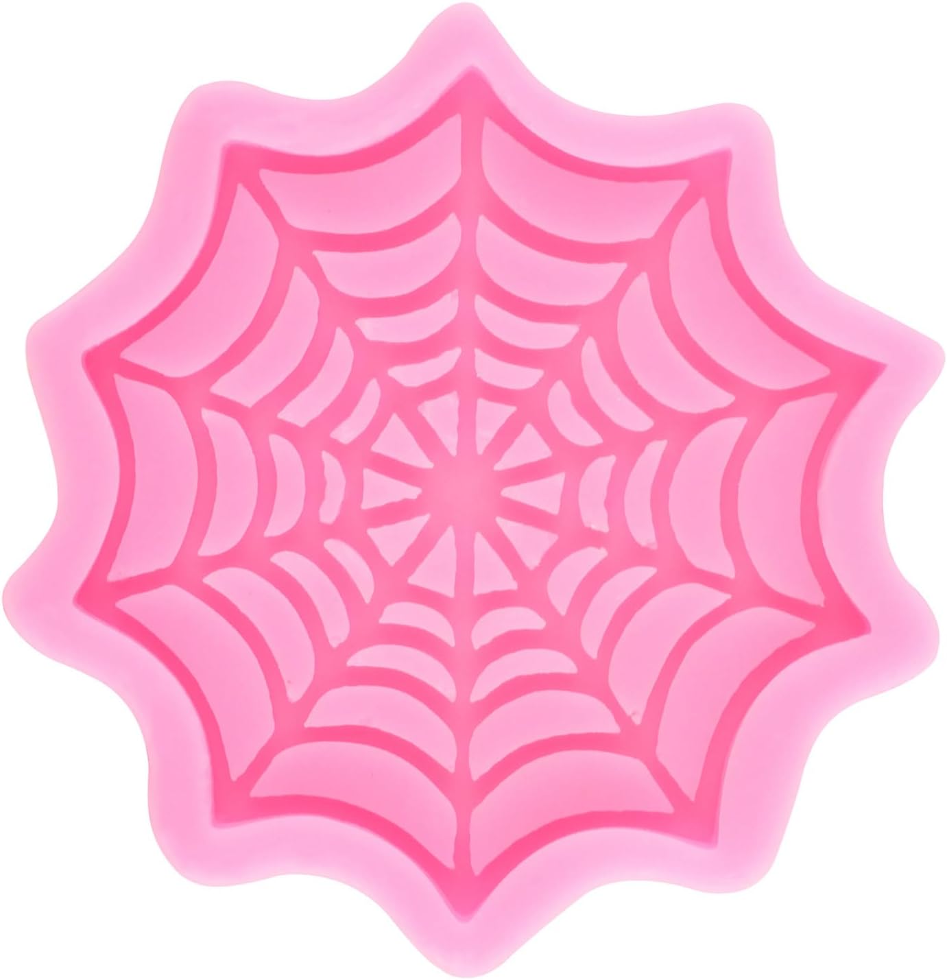 Mujiang Halloween Spider Web Fondant Molds Spider Silicone Molds Set Of 4
