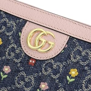 Amazon | [グッチ] 財布 レディース 長財布 アウトレット デニムピンク